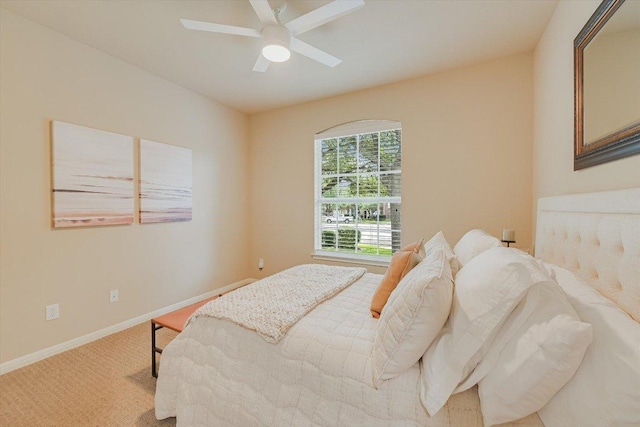 10320 Hansa Cv, Austin, TX 78739 - carpeted bedroom featuring baseboards and ceiling fan