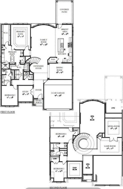 401 Golden Sage Ave, Georgetown, TX 78633 - view of home floor plan