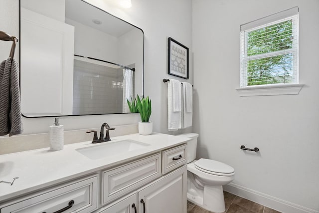 377 Bristlecone Dr, Driftwood, TX 78619 - full bath featuring vanity and a shower with shower curtain