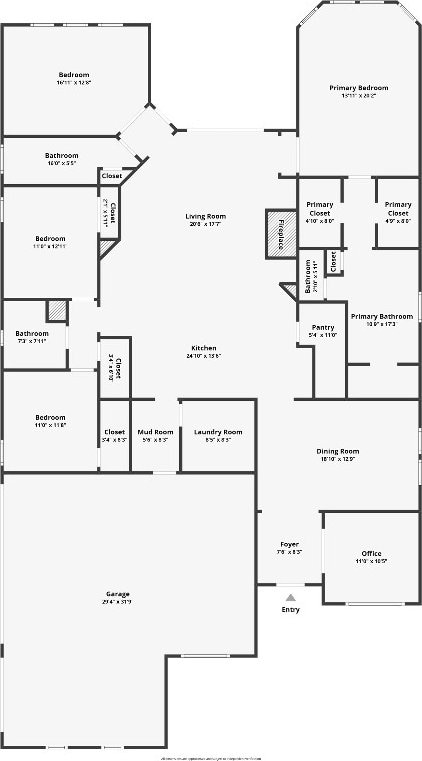 377 Bristlecone Dr, Driftwood, TX 78619 - view of floor plan / room layout