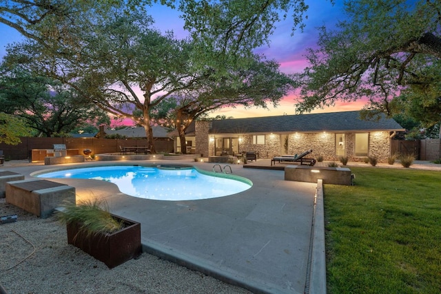4405 Greystone Dr, Austin, TX 78731 - view of pool with a patio