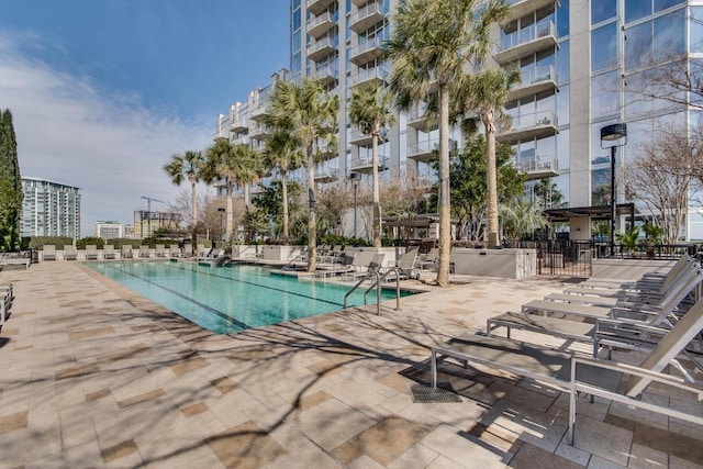 360 Nueces St Unit 3406, Austin, TX 78701 - community pool featuring a patio area