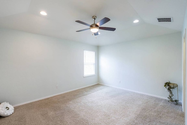 404 Buttercup Creek Blvd Unit 19, Cedar Park, TX 78613 - empty room with recessed lighting, a ceiling fan, and carpet