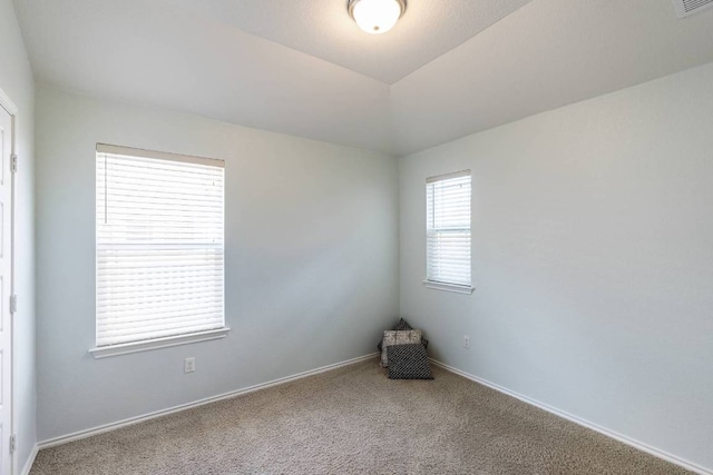 404 Buttercup Creek Blvd Unit 19, Cedar Park, TX 78613 - carpeted spare room featuring baseboards and lofted ceiling