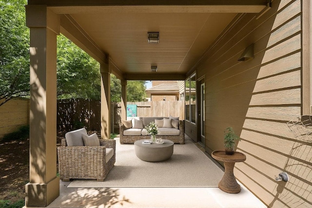 404 Buttercup Creek Blvd Unit 19, Cedar Park, TX 78613 - view of patio featuring an outdoor hangout area