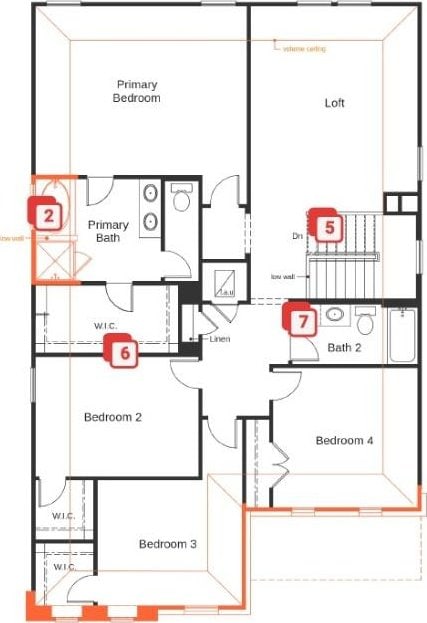 4805 Mozzafiato Ln, Round Rock, TX 78665 - view of room layout