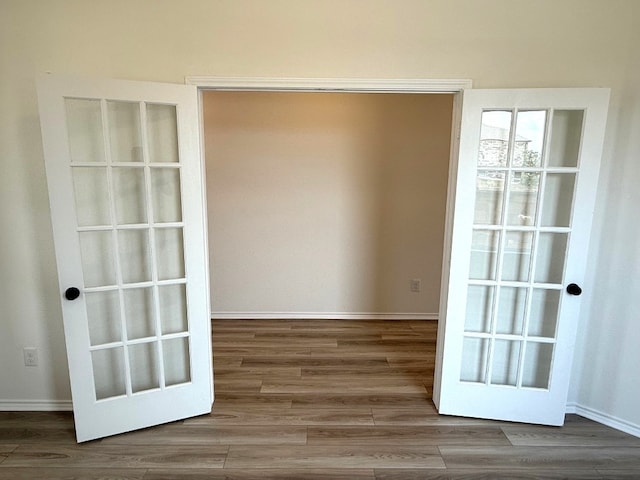 4805 Mozzafiato Ln, Round Rock, TX 78665 - unfurnished room featuring wood finished floors and baseboards
