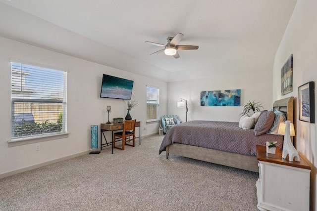 111 Krause Springs Dr, Hutto, TX 78634 - carpeted bedroom with baseboards and a ceiling fan