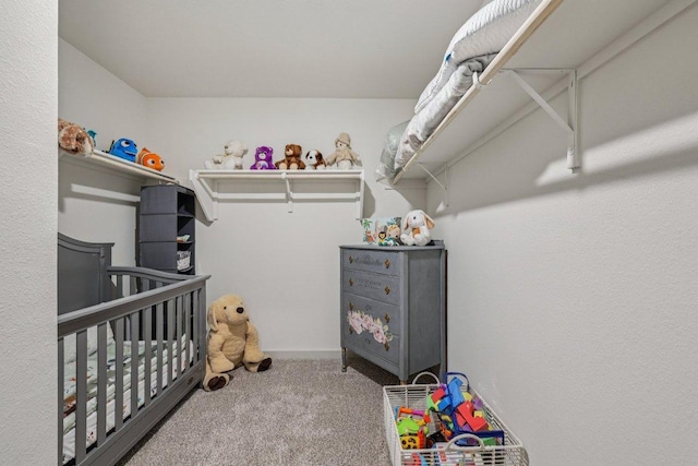 111 Krause Springs Dr, Hutto, TX 78634 - bedroom featuring carpet floors and a nursery area