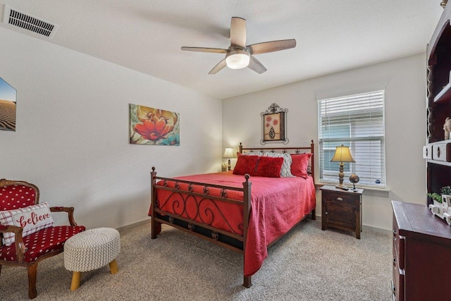 111 Krause Springs Dr, Hutto, TX 78634 - carpeted bedroom featuring ceiling fan and baseboards