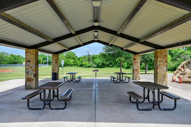 1111 Whitley Dr, Leander, TX 78641 - view of property's community with a patio and a yard