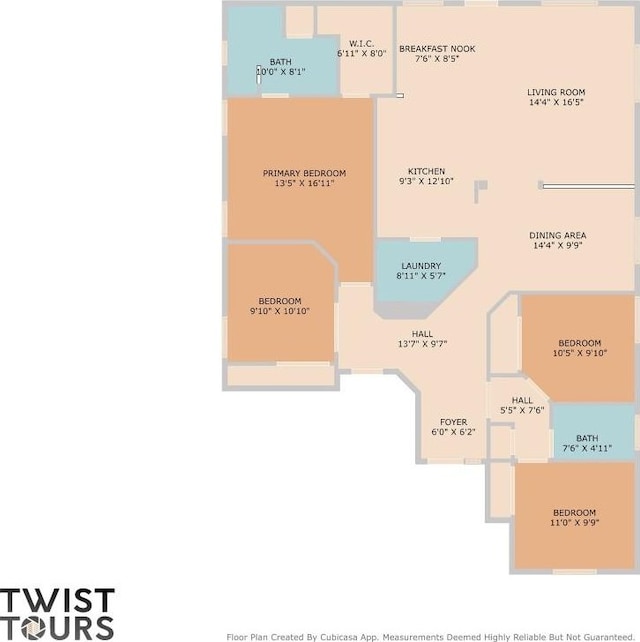 1111 Whitley Dr, Leander, TX 78641 - view of property floor plan