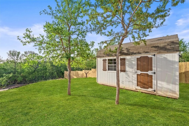 280 Bali Hai Ln, Bastrop, TX 78602 - view of yard with a shed