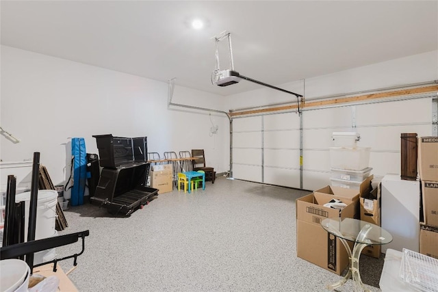 504 N Thunderstorm Ave, Lockhart, TX 78644 - garage featuring a garage door opener