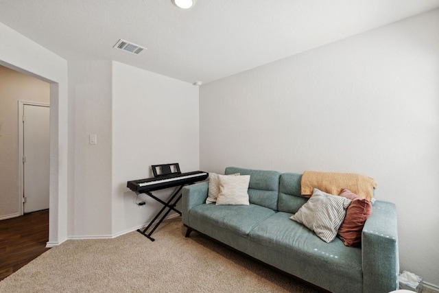 1004 Norway, Seguin, TX 78155 - living area featuring carpet and baseboards