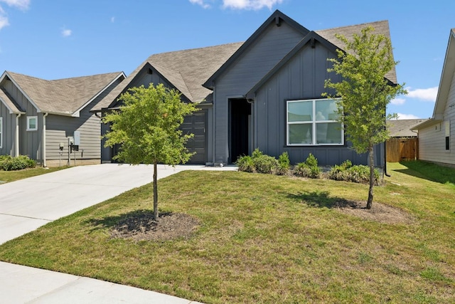 1004 Norway, Seguin, TX 78155 - single story home featuring board and batten siding, concrete driveway, a garage, and a shingled roof