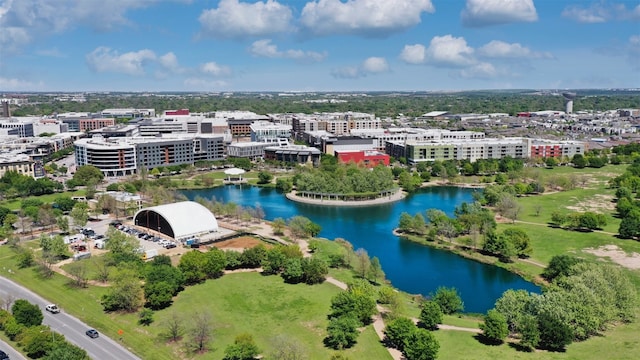 1320 Robert Browning St Unit 208, Austin, TX 78723 - bird's eye view of a large body of water and a tree filled landscape