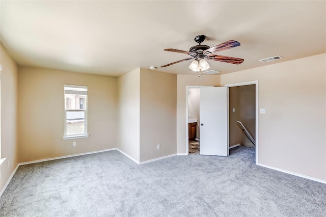 9104 Single Bend Trl, Temple, TX 76502 - carpeted spare room with ceiling fan and a smoke detector