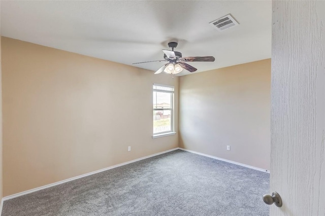 9104 Single Bend Trl, Temple, TX 76502 - carpeted spare room featuring a ceiling fan and baseboards
