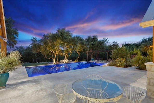 601 Crystal Creek Dr, Austin, TX 78746 - outdoor pool with a pergola and a patio