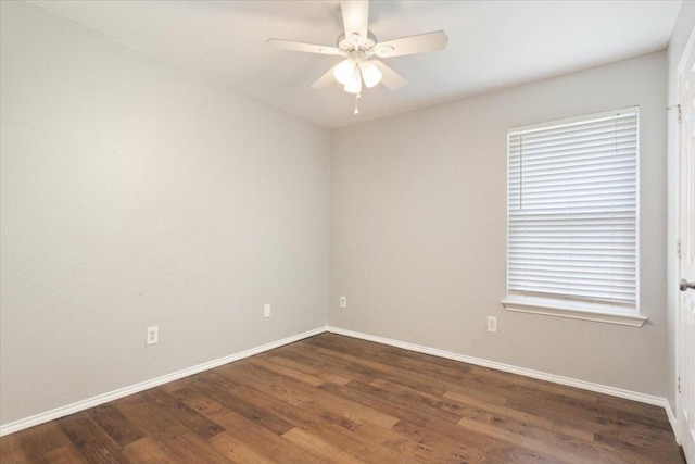 1811 Indian Summer Pass, Round Rock, TX 78665 - unfurnished room featuring ceiling fan and wood finished floors
