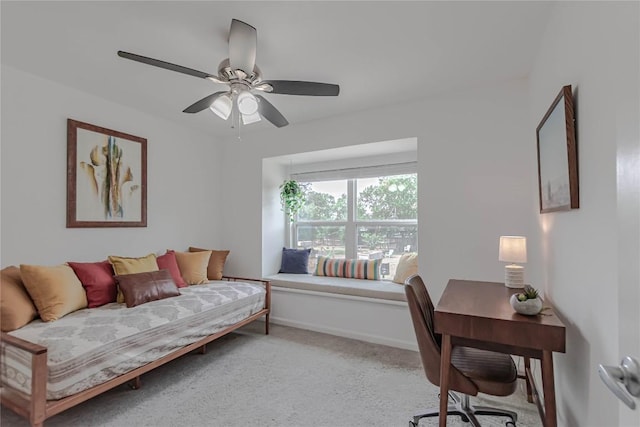 3604 Clawson Rd Unit 204, Austin, TX 78704 - carpeted office featuring ceiling fan and baseboards
