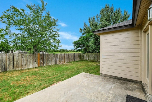 210 Deercreek Ln, Leander, TX 78641 - fenced backyard with a patio