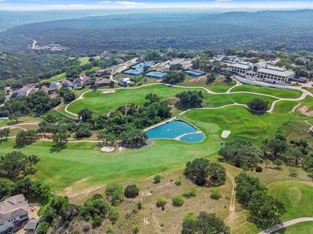 5724 Brittlyns Ct, Austin, TX 78730 - aerial view of residential area featuring a large body of water and a golf course