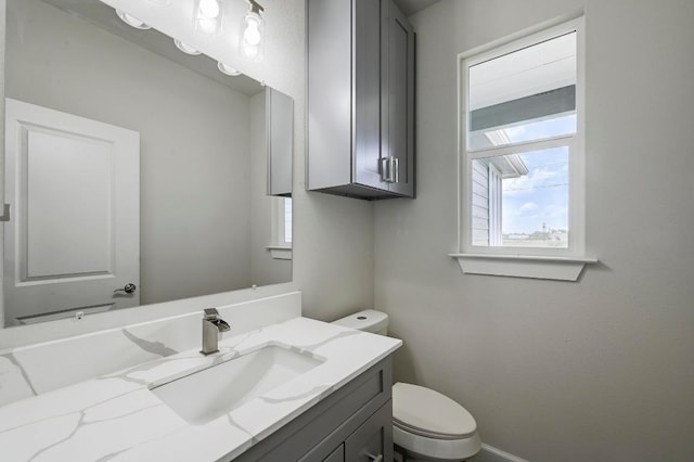 182 Alonzo Dr, Del Valle, TX 78617 - half bathroom with vanity and toilet
