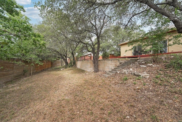 14613 Branding Iron Pass, Austin, TX 78734 - view of yard with stairway