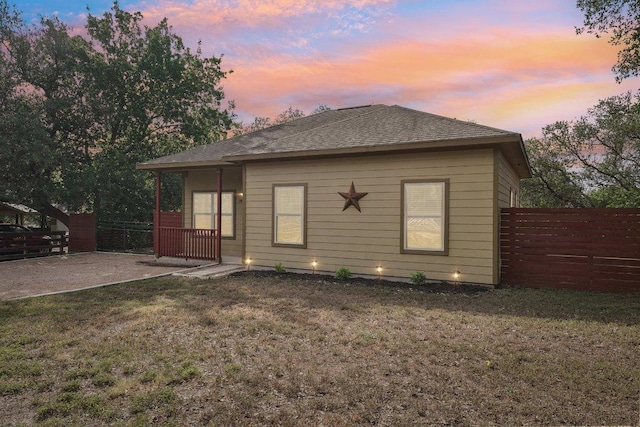 14613 Branding Iron Pass, Austin, TX 78734 - rear view of property with a shingled roof