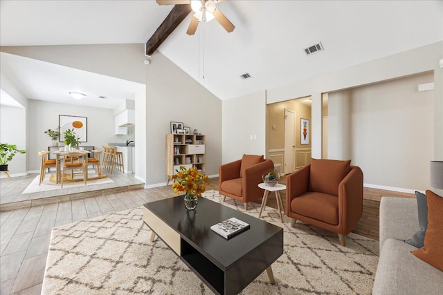 508 Buffalo Pass, Round Rock, TX 78681 - living area featuring a ceiling fan and wood finished floors
