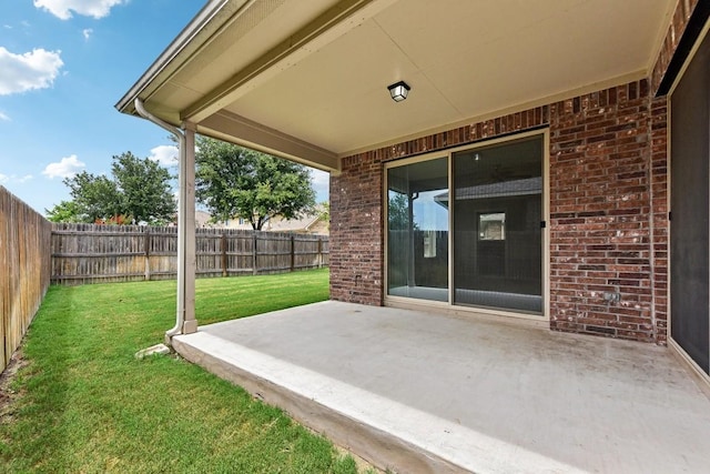 513 Heinatz Flat Ln, Leander, TX 78641 - fenced backyard with a patio area