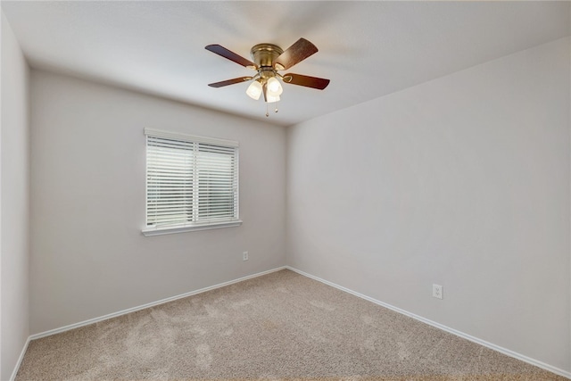 14400 Mowsbury Dr, Austin, TX 78717 - carpeted spare room featuring baseboards and ceiling fan
