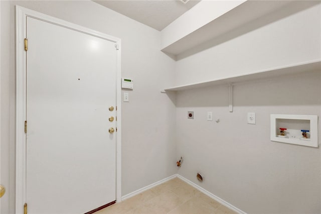 14400 Mowsbury Dr, Austin, TX 78717 - washroom with gas dryer hookup, hookup for an electric dryer, and hookup for a washing machine