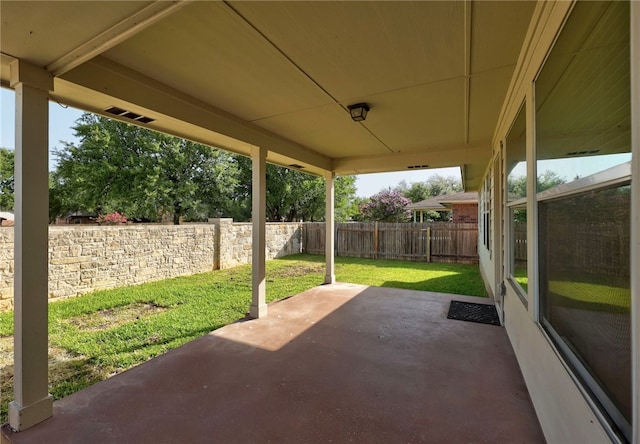 14400 Mowsbury Dr, Austin, TX 78717 - fenced backyard featuring a patio