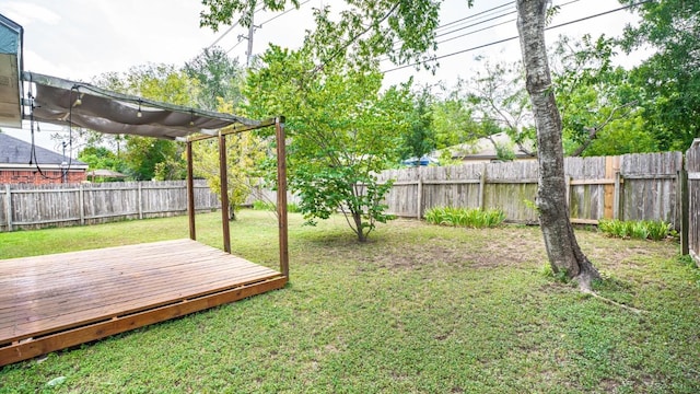 8086 Thaxton Rd, Austin, TX 78747 - fenced backyard with a deck