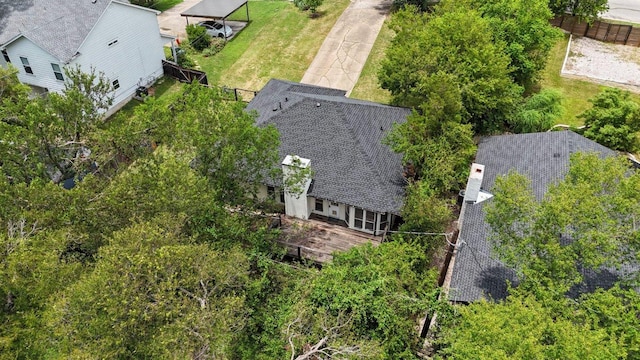 1613 J J Seabrook Dr, Austin, TX 78721 - aerial view of property and surrounding area