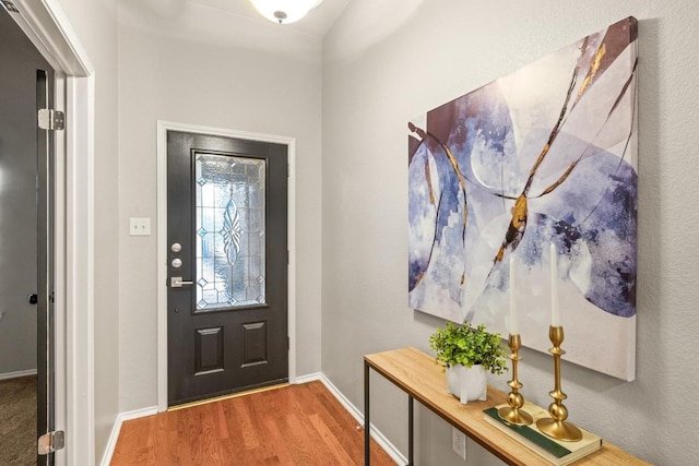 2716 Cradlerock Ter, Austin, TX 78748 - entrance foyer with wood finished floors and baseboards