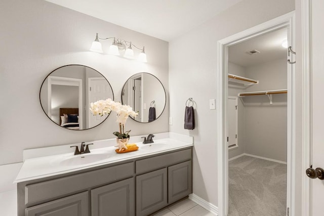 2716 Cradlerock Ter, Austin, TX 78748 - full bath featuring double vanity and a spacious closet