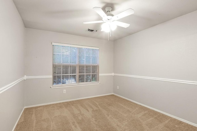 2716 Cradlerock Ter, Austin, TX 78748 - carpeted empty room with baseboards and a ceiling fan