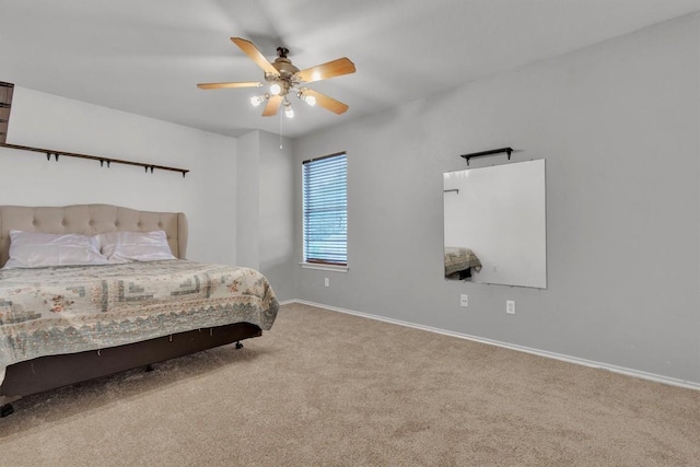 2101 Charlotte Estates Dr, Austin, TX 78744 - bedroom featuring carpet flooring and a ceiling fan