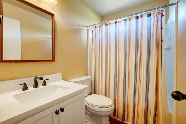 136 Holmstrom St, Hutto, TX 78634 - bathroom featuring vanity and curtained shower