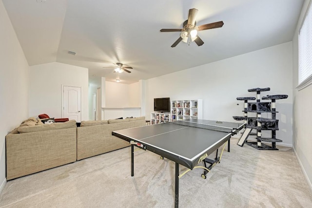 518 Victoria Dr, Cedar Park, TX 78613 - playroom featuring ceiling fan and carpet