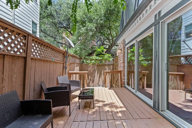 2704 San Pedro St Unit A16, Austin, TX 78705 - view of wooden terrace