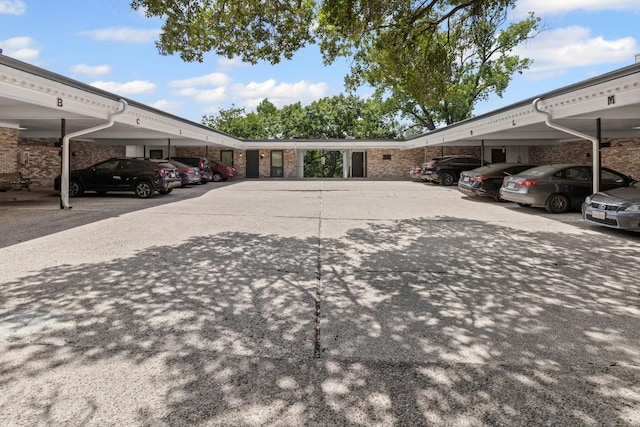 2704 San Pedro St Unit A16, Austin, TX 78705 - view of covered parking lot