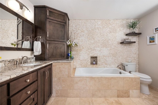 4500 Poteau Cir, Austin, TX 78734 - full bathroom featuring vanity and a bath