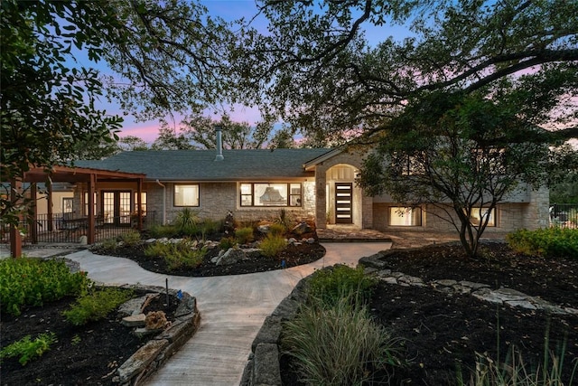4500 Poteau Cir, Austin, TX 78734 - view of front of home featuring stone siding