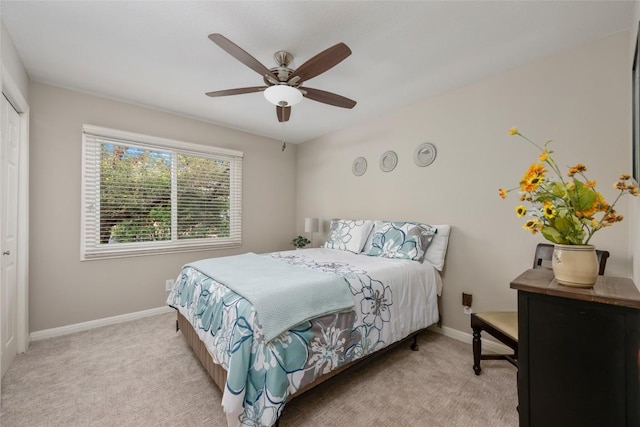 4500 Poteau Cir, Austin, TX 78734 - bedroom featuring carpet and a ceiling fan