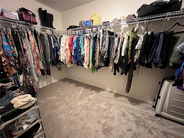 1312 Kothman Dr, Hutto, TX 78634 - spacious closet featuring carpet floors